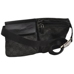 Auth Gucci Waist Body Bag Purse Gg #74000G25B